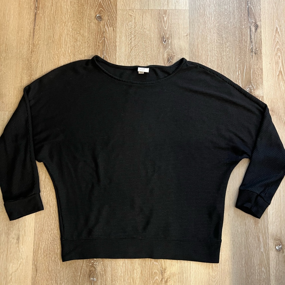 a new day Black Long Sleeve Top